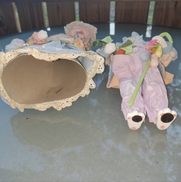 Handmade paper mache rabbits - Picture 7 of 12